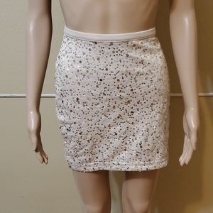 Sequined Mini Skirt
